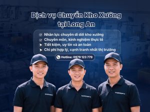 Dịch vụ chuyển kho xưởng Long An nhanh, không gián đoạn