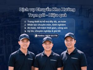 Dịch vụ chuyển kho xưởng TpHCM, di dời đồ nặng trọn gói giá rẻ
