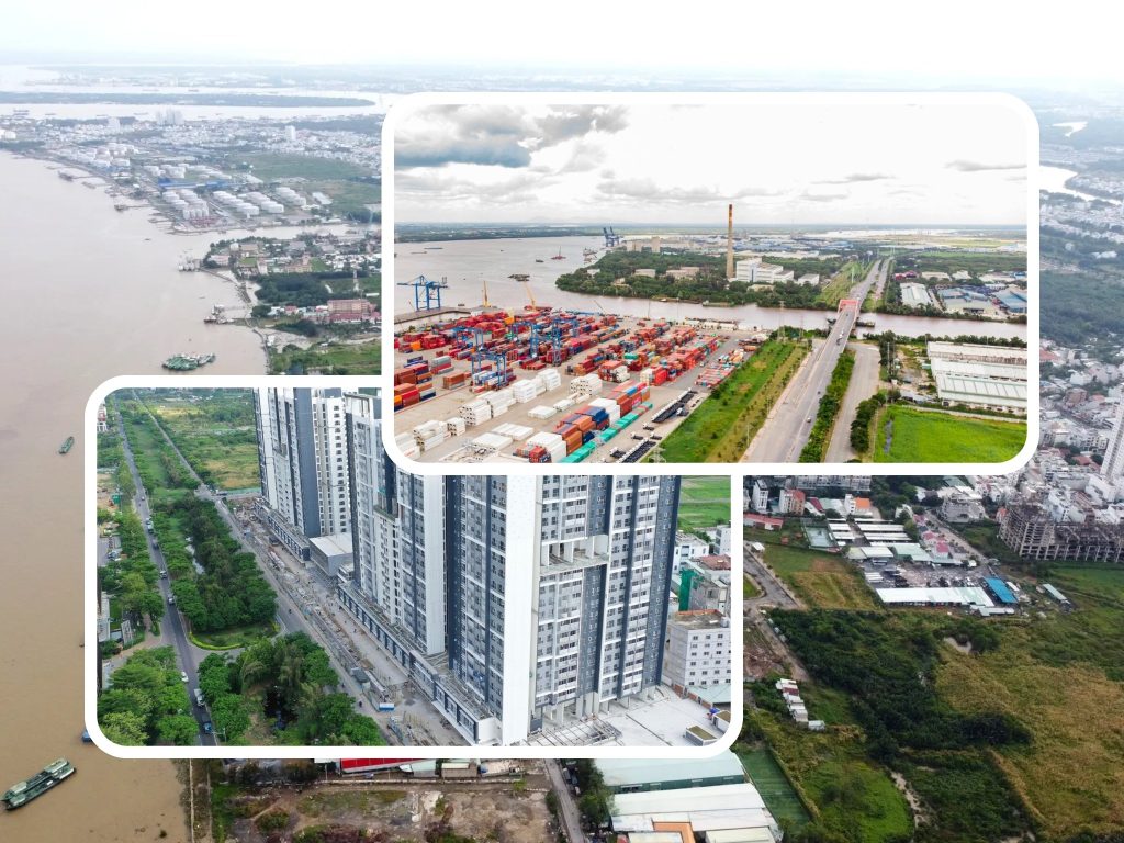 Khu cảng và kho bãi tại Nhà Bè