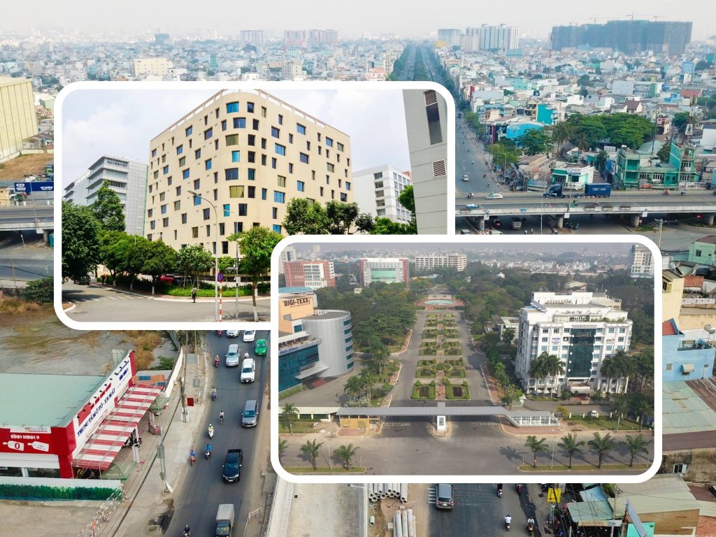 hạ tầng bốc xếp đô thị khu vực Quận 12