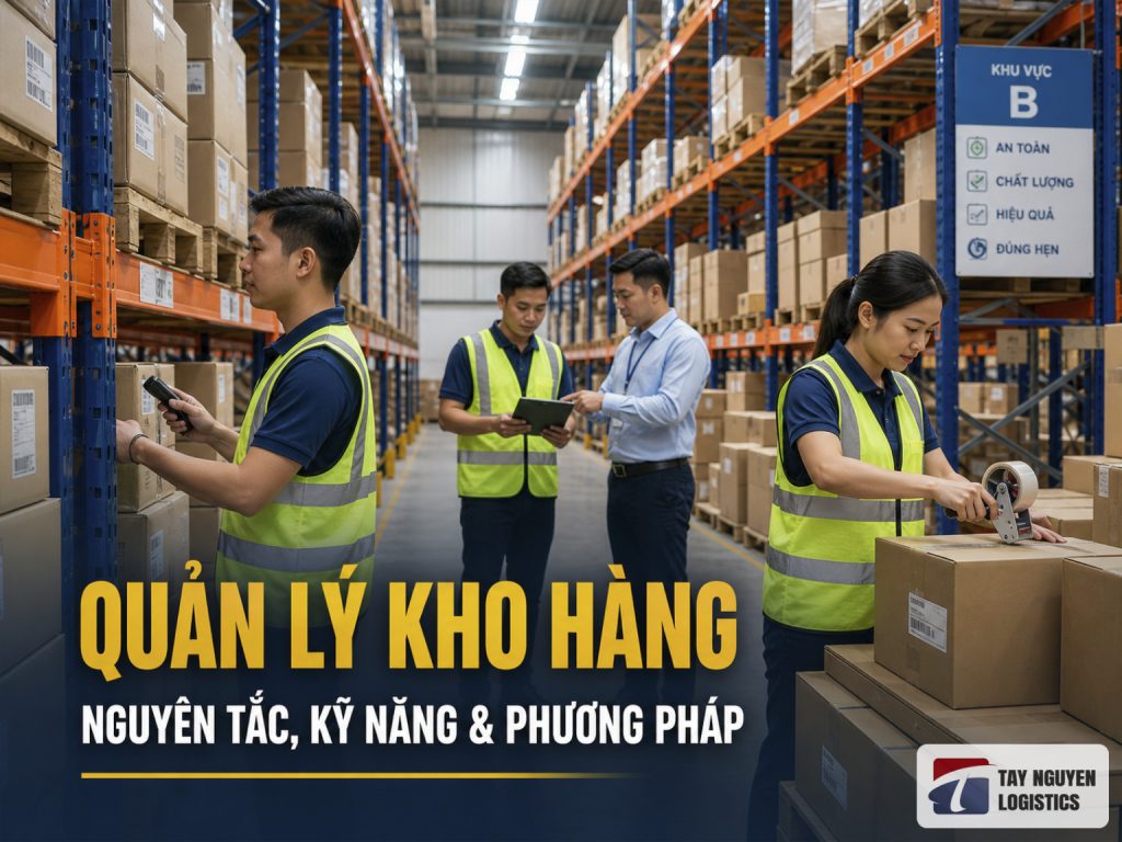 Quản lý kho hàng: Nguyên tắc, kỹ năng và phương pháp