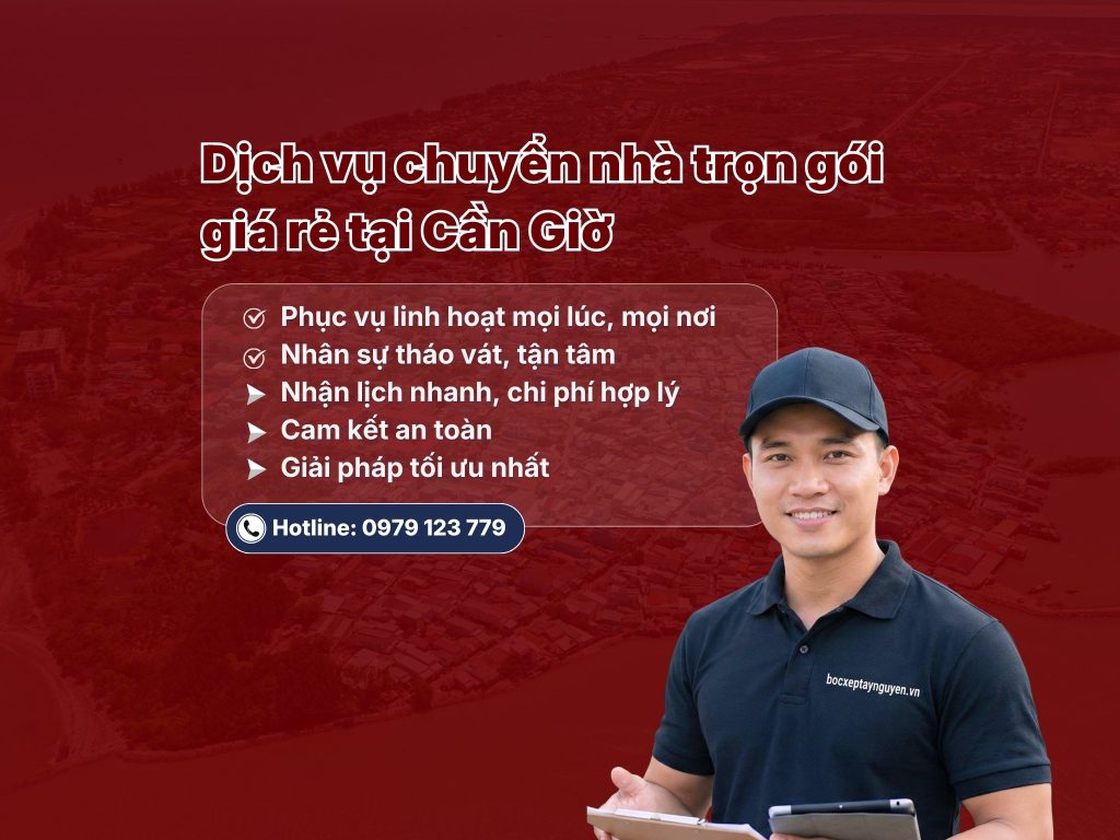 Dịch vụ chuyển nhà Cần Giờ