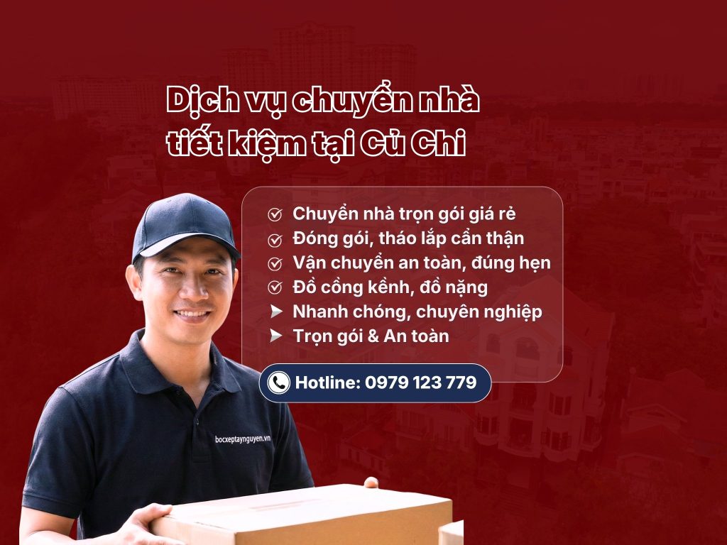 Dịch vụ chuyển nhà Củ Chi