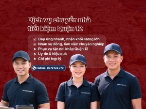 Dịch vụ chuyển nhà Quận 12