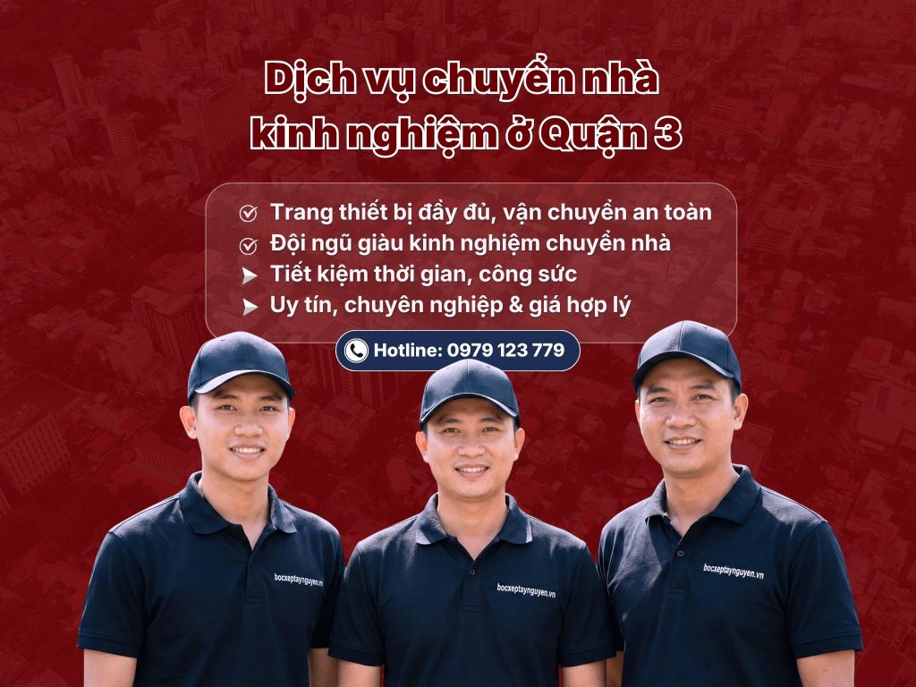 Dịch vụ chuyển nhà Quận 3