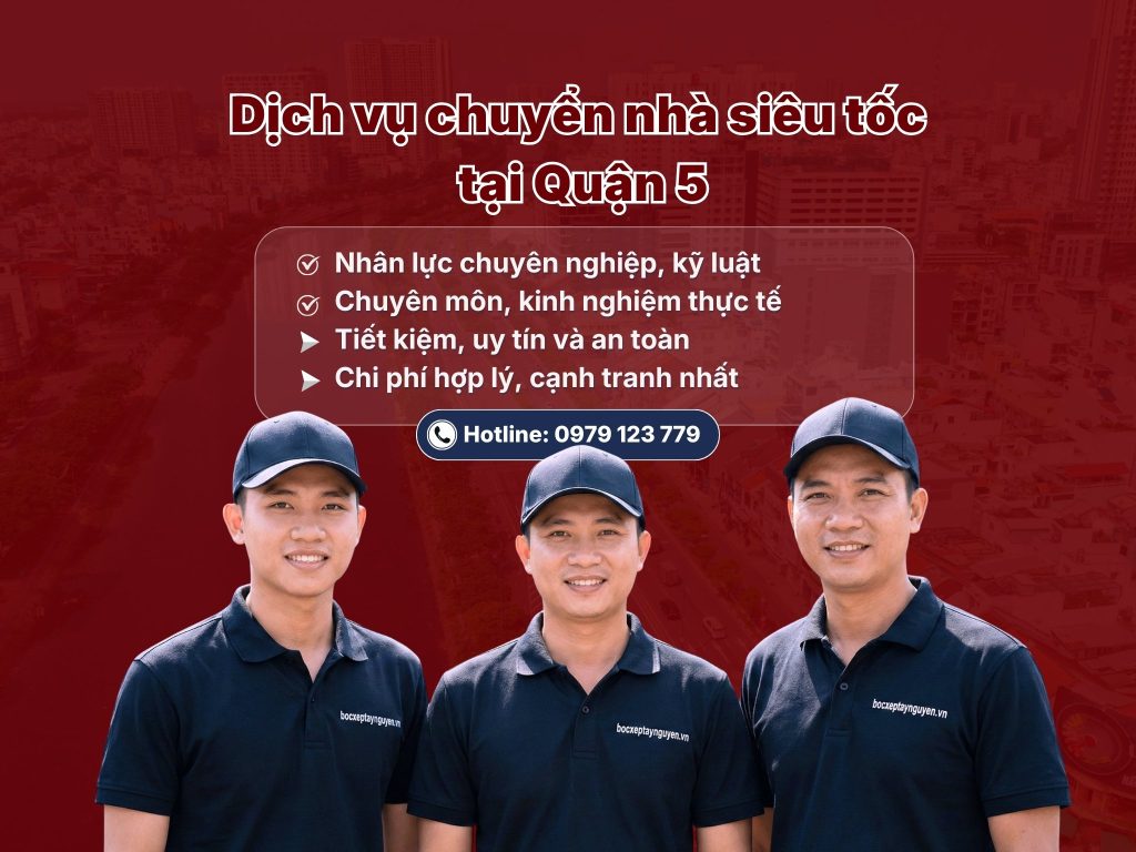 Dịch vụ chuyển nhà Quận 5