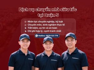 Dịch vụ chuyển nhà Quận 5