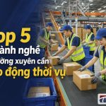 Top 5 ngành nghề thường xuyên cần lao động thời vụ