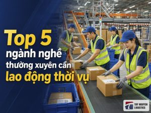 Top 5 ngành nghề thường xuyên cần lao động thời vụ