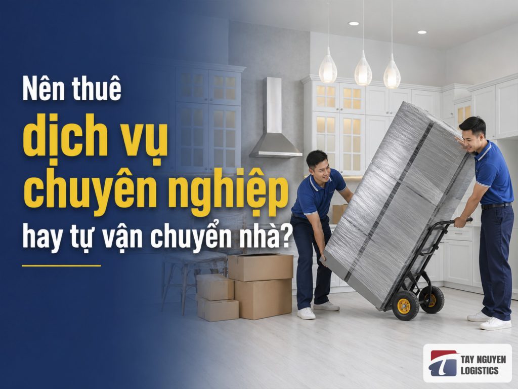 Nên thuê dịch vụ chuyên nghiệp hay tự vận chuyển nhà?