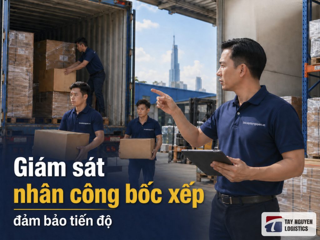 Kinh nghiệm giám sát nhân công bốc xếp đảm bảo tiến độ