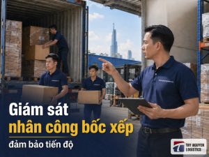 Kinh nghiệm giám sát nhân công bốc xếp đảm bảo tiến độ