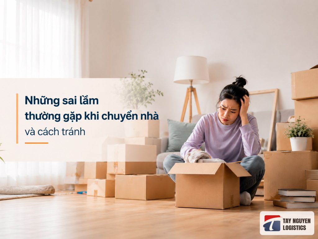 Những sai lầm thường gặp khi chuyển nhà và cách tránh